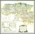 Mapa Santander y Burgos